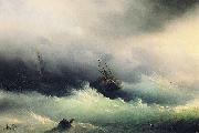 Ivan Aivazovsky, Ships in a Storm